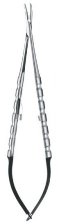 Micro naaldvoerder Castro Diamond Dusted gebogen 18cm (NHDCPVN)