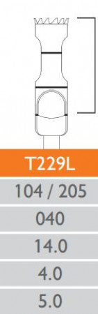 Trepaan boor WL 040 T229L