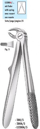 Carl-Martin extractietang 280a/5 st