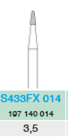 Busch Hardmetaalfrees , S433FX, 14