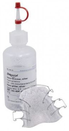 dnt orthocryl disco glimmer zilver 50g