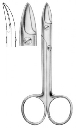Kronenschaar gebogen 10,0cm HSB 649-10