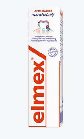 elmex tandpasta mentholvrij    75ml