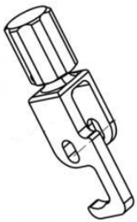 Centric locking catch L, compleet