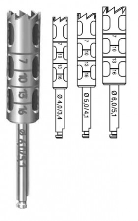 Komet trepaanboren 227A