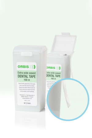 Orbis gewaxt flosdraad extra breed