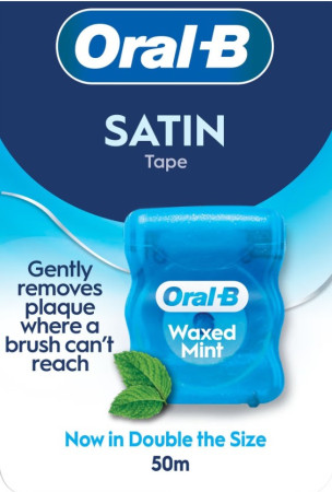 oral-b satin tape mint 50m box