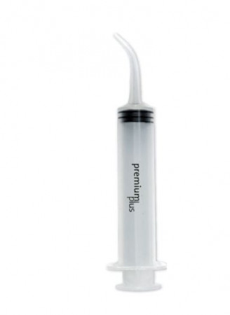 Disposable kaakspoelspuit met gebogen tip 50 st.     