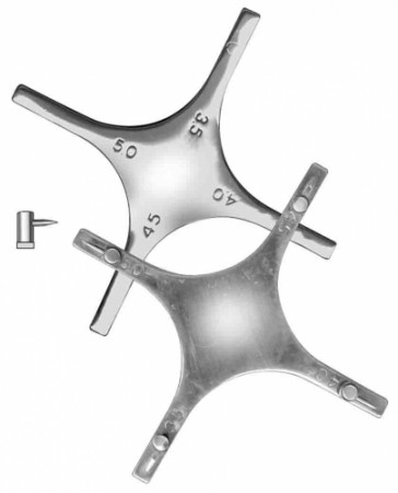 Band+Bracket positioning gauge HSL 158-00