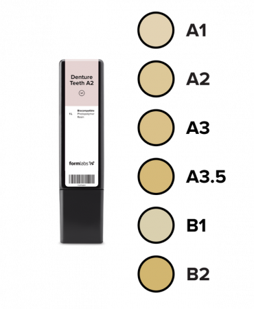 Formlabs Denture Teeth Resin Cartridges 1l