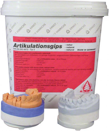 Hinrichs articulatiegips natuur