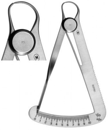Diktemeter Iwanson voor metaal 10cm HSL 245-00