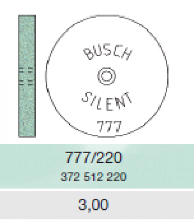 Busch Silent steentjes 777/220 ongemonteerd 1st