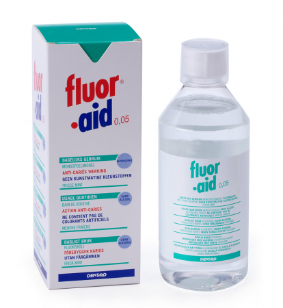 Fluor Aid mondspoeling 0,05% 500ml