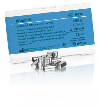 Bego Wironit hard CO-CR legering 1 kg