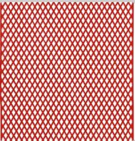 Bego Was retentiegaas diagonaal 75x150 mm rood 10 st.