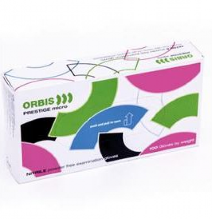 Orbis Prestige Nitril Handschoenen Blauw 100 st.