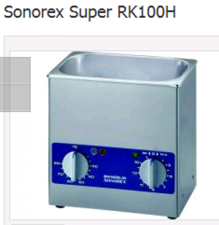 Bandelin Sonorex Super RK100H met verwarming