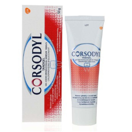 Corsodyl gel 50g.