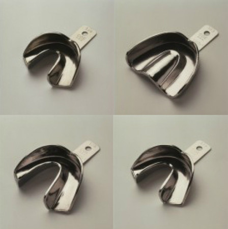 COE afdruklepels Nickel-Plated, niet-geperforeerd