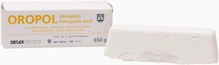 Detax Oropol hoogglans polijstpasta wit