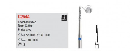 Edenta chirurgische frees RA-XL C254A 206 012, 3 st