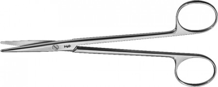 Aesculap prep/schaar gebogen Metzenbaum BC605