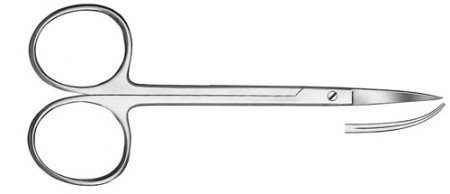 Carl-Martin tandvleesschaar spits gebogen 12cm 802
