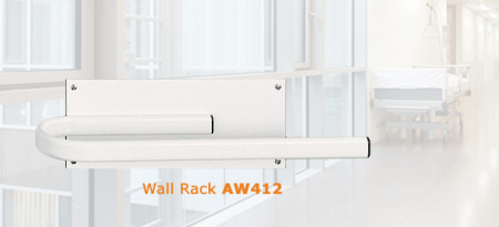 R&ouml;ntgenschorten ophangbeugel voor wandbevestiging nr. 412 voor dental schort 635 of 642