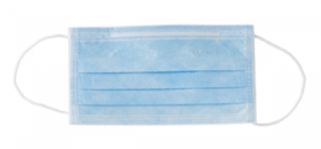 eur mondmaskers blauw pro 4 elast 50st