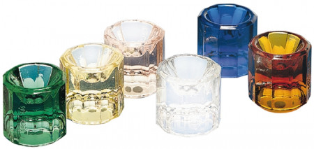 Dappenglazen gekleurd glas