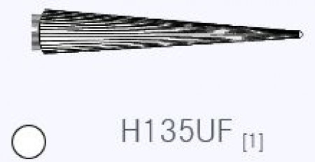 Hardstaalfinieren H135UF 014 H135UF FG (schacht 314)