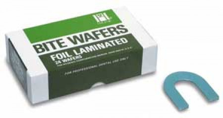 Hygenic Bite Wafers blauw 24st