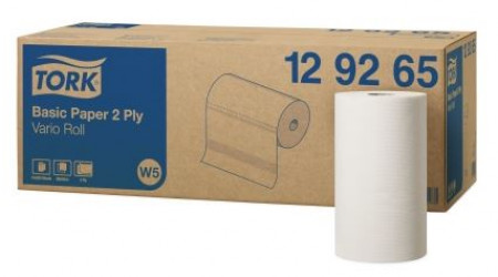 Tork Basic Paper vario roll 2lgs, wit