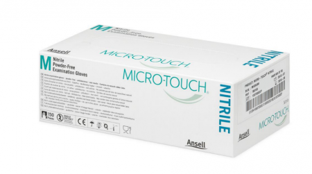 Handschoenen Micro Touch Nitril Poedervrij maat S 150 st.