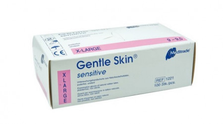 Meditrade Gentle Skin Sensitive Latex Handschoenen PV 100 st.