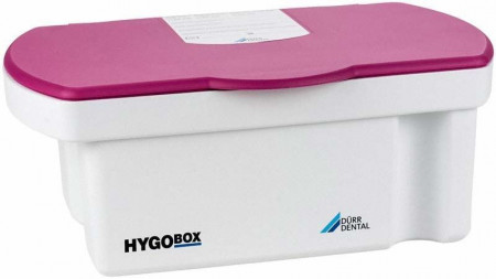 Dürr Dental Hygobox met roze deksel