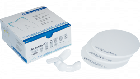 Erkoplast PLA-W white 3,0mm, 125x125mm 10st