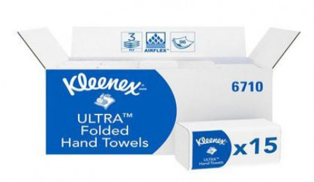 kleenex ultra tm 3lg  15x96 st handdoek