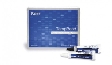 Kerr Temp Bond verp. &agrave; 50 g basispasta, 15 g katalysator en mengblok