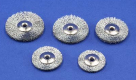 Polijstborsteltje MB-U 0,08mm &Oslash; 19mm ongem. 6st