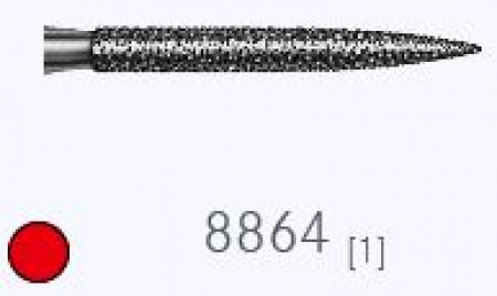 Komet Diamantboor fijn  8864 014 FG (Schacht 314) 5st