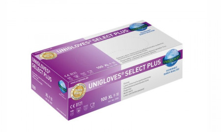 Unigloves latex handschoenen Select Plus, poedervrij, non-steriel