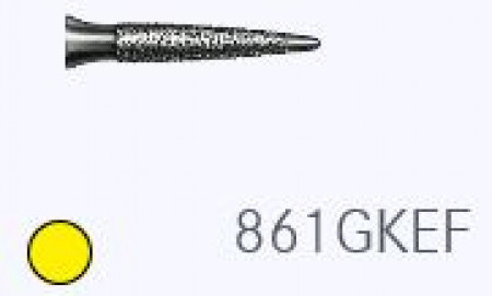 Komet diamantboor 861GKEF (extra fijn) 012, FG (schacht 314) 5st