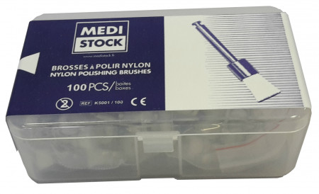Nylonborstel RA wit 100st
