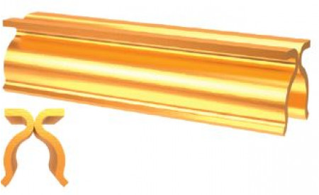 Matrijs E voor rondsteg met retentie 50 mm