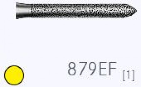 Komet Diamantboor extra fijn 879EF 012, FG (schacht 314) 5st