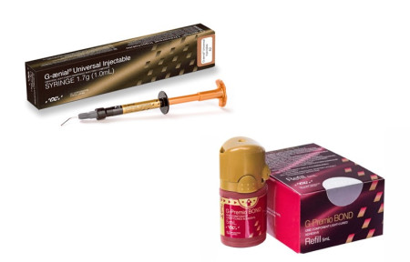 5x GC G-aenial Universal Injectable spuitje + 1x GRATIS G-Premio BOND Flesje 5 ml