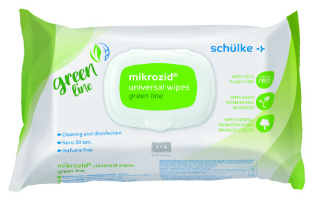 Schülke Mikrozid Universal Wipes Green Line 114 stuks
