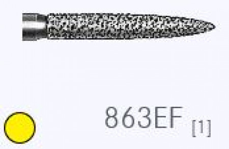 Komet diamantboor 863EF (extra fijn), FG (schacht 314)